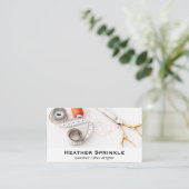 draadhaspels | naaister visitekaartje (Staand voorkant)