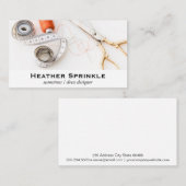 draadhaspels | naaister visitekaartje (Voorkant / Achterkant)