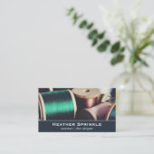 draadhaspels | naaister visitekaartje (Staand voorkant)