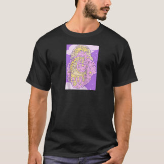 Draadloos Aidadaisme Custard Kat Smeltend Op Een W T-shirt