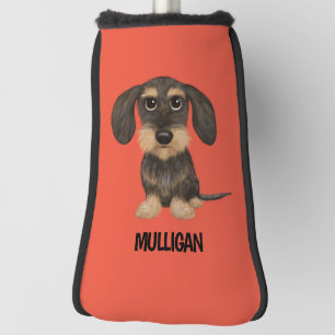 Draadloos dashond Schattigee Dog Teckel Aangepas Golfheadcover