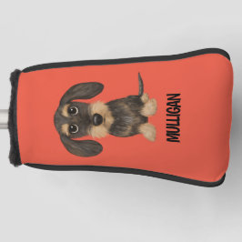 Draadloos dashond | Schattigee Dog Teckel Aangepas Golfheadcover