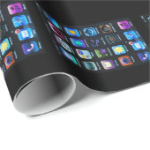 Draadloos mobiel verpakkingspapier cadeaupapier (Rol Hoek)