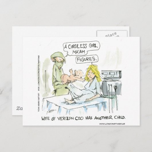 Draadloze Baby Funny Kaarten T - shirts Mokken en  (Voorkant / Achterkant)