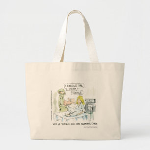 Draadloze baby grap kaarten T-shirts mokken & cade Grote Tote Bag