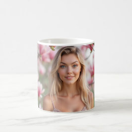 Draadloze elegantie in de lente koffiemok