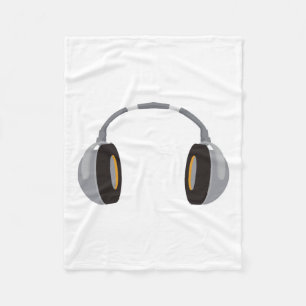 Draadloze hoofdtelefoon fleece deken