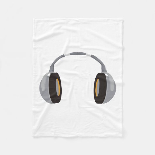 Draadloze hoofdtelefoon fleece deken (Voorkant)