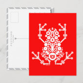 Draadloze kikker briefkaart (Voorkant / Achterkant)