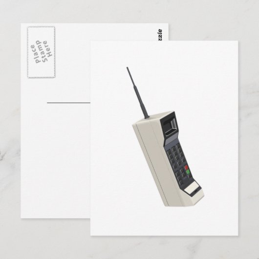  draadloze mobiele telefoon briefkaart (Voorkant / Achterkant)