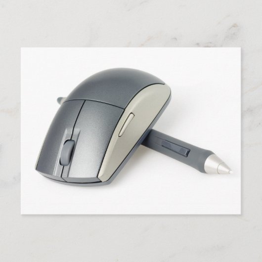 Draadloze muis en digitale pen briefkaart (Voorkant)