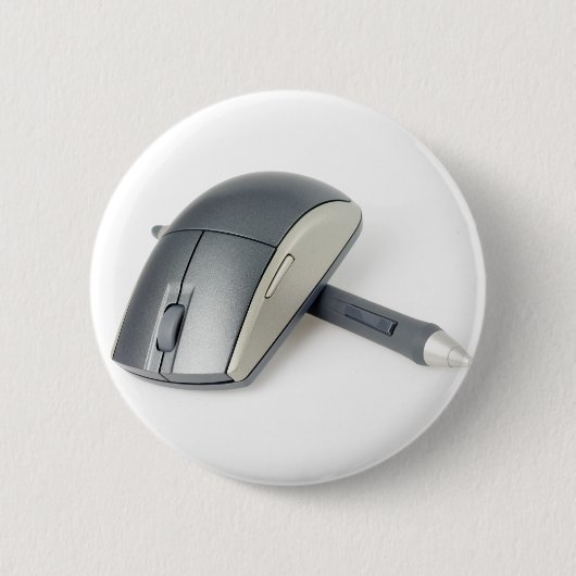 Draadloze muis en digitale pen ronde button 5,7 cm (Voorkant)