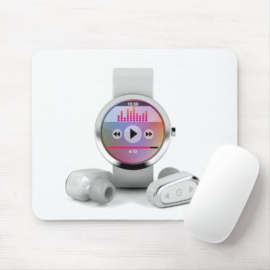 Draadloze oortelefoons en slim horloge muismat (Met muis)