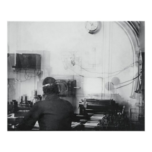 Draadloze ruimte van Titanic Foto Afdruk (Voorkant)