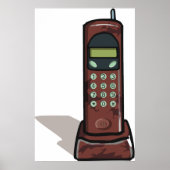 Draadloze telefoon poster (Voorkant)