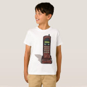 Draadloze telefoon t-shirt (Voorkant volledig)