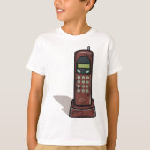 Draadloze telefoon t-shirt (Voorkant)