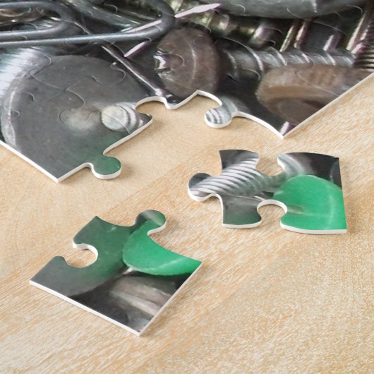 Draadnagels, bouten, schroeven en meer puzzels (Zijkant)