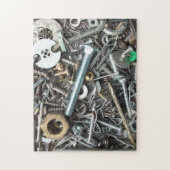 Draadnagels, bouten, schroeven en meer puzzels (Verticaal)
