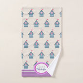 Draadoekset voor doorbraakmagenta bad handdoek (Handdoek)