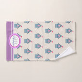 Draadoekset voor doorbraakmagenta bad handdoek (Handdoek)