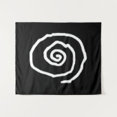 Draadspiraal 1 wandkleed (Voorkant (horizontaal))