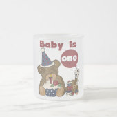 Draag 1st Blauwe T-shirts Bortjdau en Giften Matglas Koffiemok (Center)