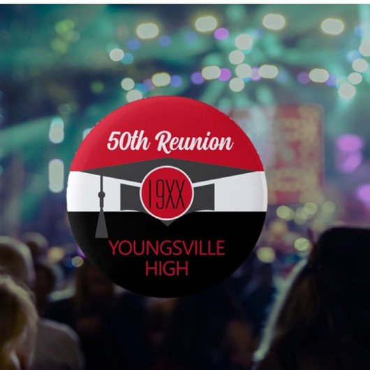 Draag! Aangepaste reünieknop Ronde Button 5,7 Cm