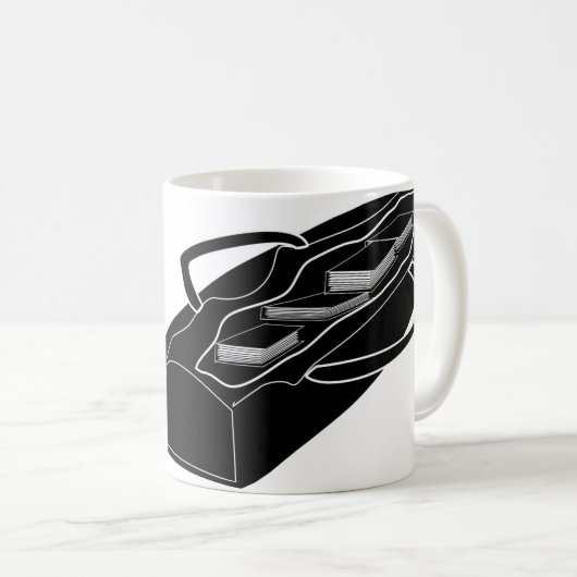 Draag altijd boeken koffiemok (Voorkant rechts)