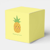 Draag altijd je kroonPunny Pineapple Favor Box Bedankdoosjes (Achterkant)