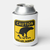 Draag altijd schoenen blikjeskoeler (Blikje Voorkant)