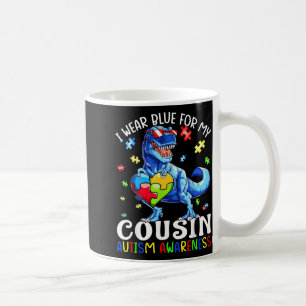 Draag Blauw Voor Cousin Au Bewustzijn Dinosaur T R Koffiemok