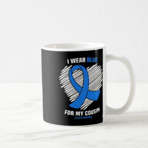 Draag Blauw Voor Mijn Nef Alopecia Awareness Koffiemok