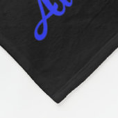 Draag blauw voor mijn oma alopecia bewustzijn 1 fleece deken (Hoek)