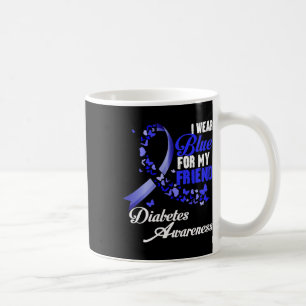 Draag blauw voor mijn vriend T1D Diabetes Awarenes Koffiemok