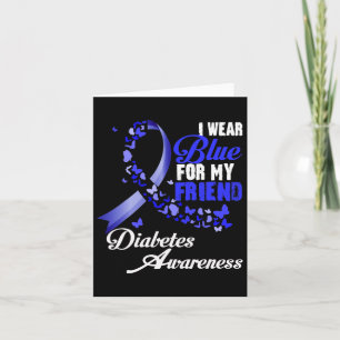 Draag Blauw Voor Mijn Vriend T1d Diabetes Bewustzi Kaart
