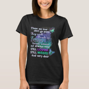 Draag Blauwgroen en Paars voor iemand die ik zelfm T-shirt