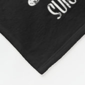 Draag Blauwgroen en Paarse zelfmoordpreventie Fleece Deken (Hoek)