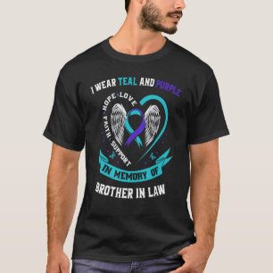 Draag Blauwgroen en Paarse zwager in de wet zelfmo T-shirt