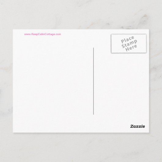 Draag Bubblegum en Zonneschijn Briefkaart (Achterkant)