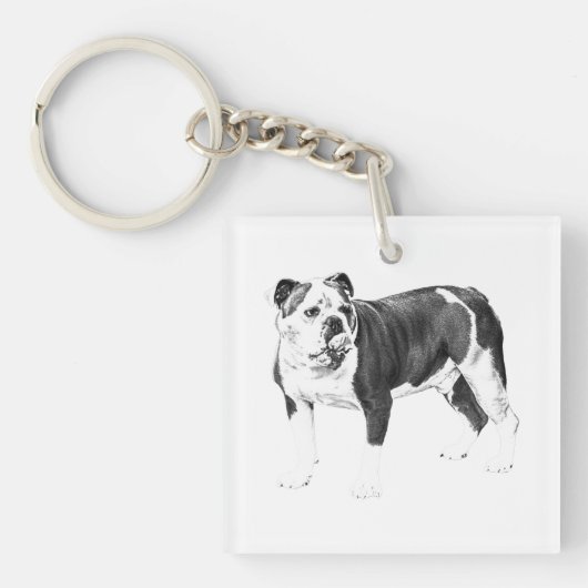 Draag Cheer, Potlood Schaduw Charme Sleutelhanger (voorkant)