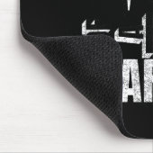 Draag dag vader van een hart krijger Gezegde Muismat (Hoek)