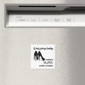 Draag dames Glass Kamala Harris Magneet (Insitu (Vaatwasser))