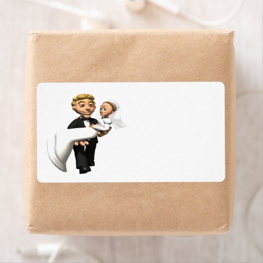 Draag de bruid etiket (Insitu)