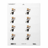 Draag de bruid etiket (Full Sheet)