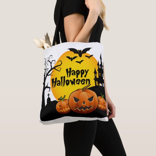 Draag de Geest van Halloween Tote Bag (Dichtbij)