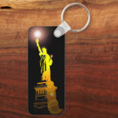 Draag de Geest van Vrijheid: Vrijheidsbeeld Sleutelhanger (Achterkant)