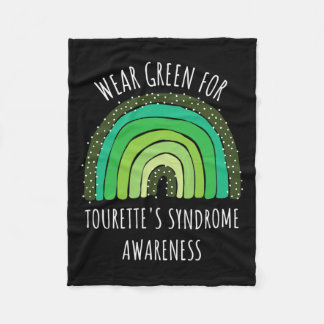 Draag de Groene Bewustheid van het Syndroom van To Fleece Deken