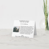 Draag de Kaart van de Nota van de Welp - Ketting (Achterkant)