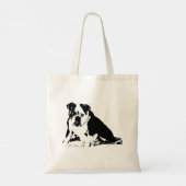 Draag de kalme grit tote bag (Achterkant)
